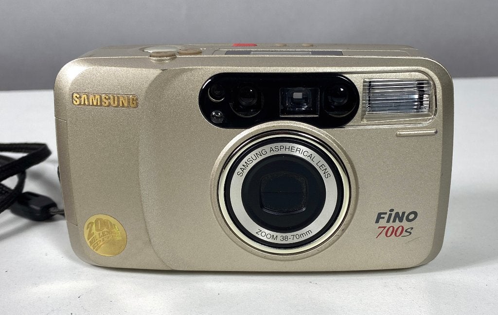 Samsung Fino700S, analoge compactcamera, Audio, Tv en Foto, Fotocamera's Analoog, Ophalen, Gebruikt, Compact, Samsung