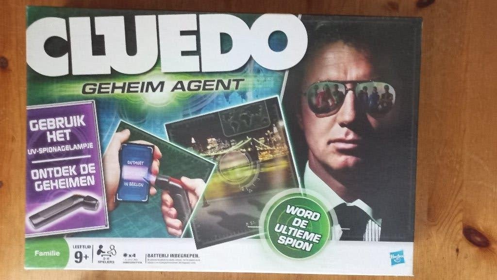 Cluedo geheim agent bordspel, Een of twee spelers, Ophalen of Verzenden, Nieuw