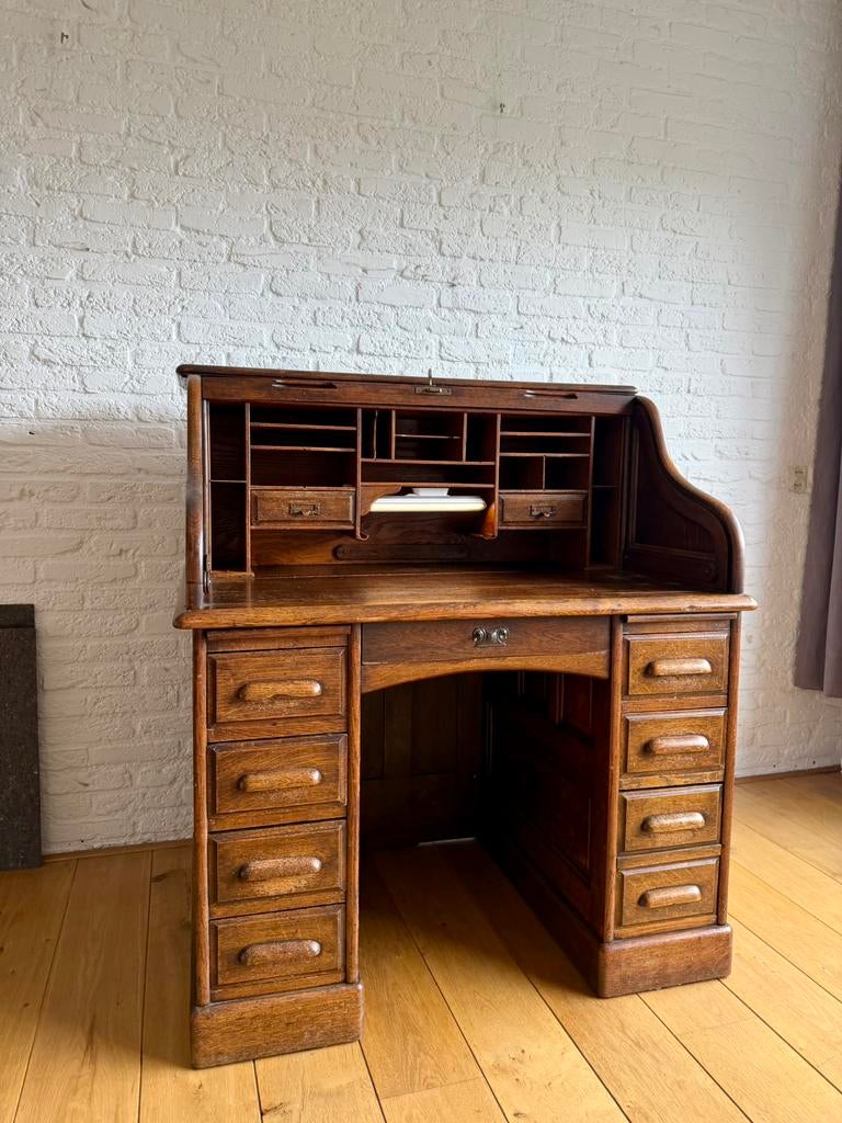 Antiek rolluik bureau, Antiek en Kunst, Ophalen