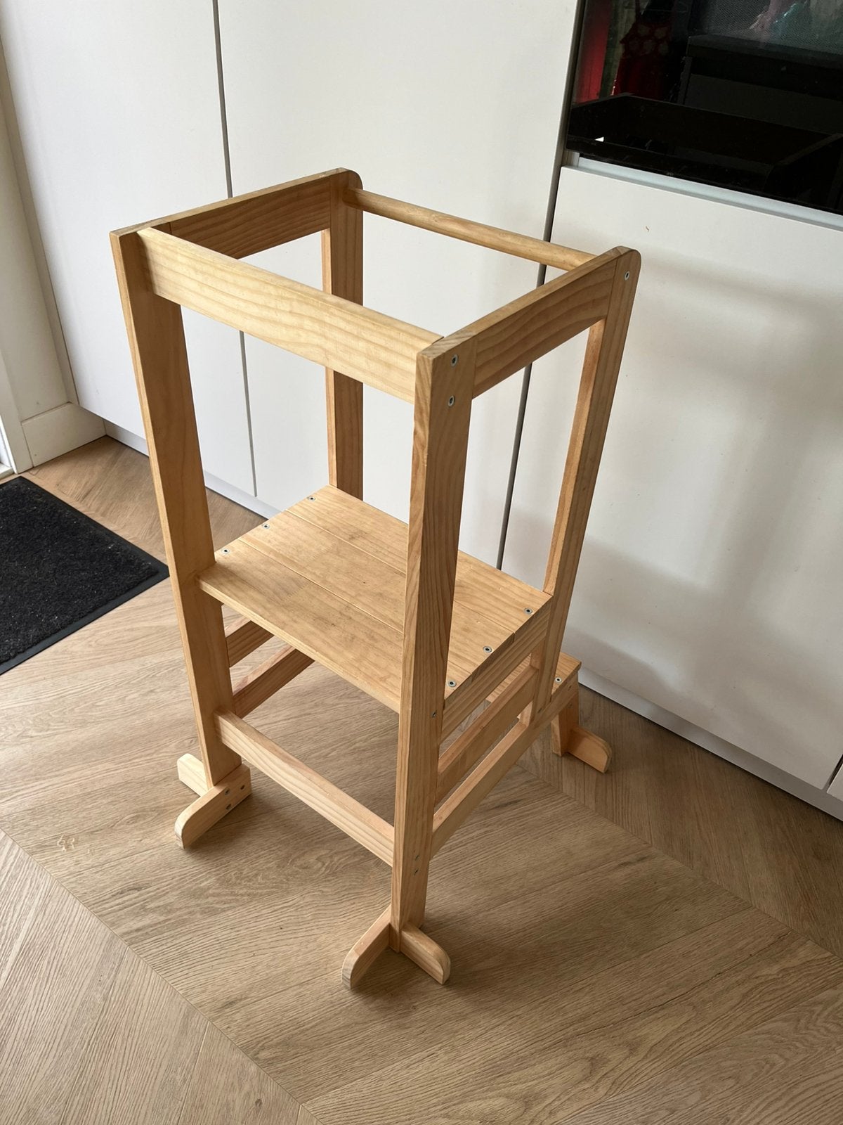 Houten leertoren, Ophalen, Gebruikt