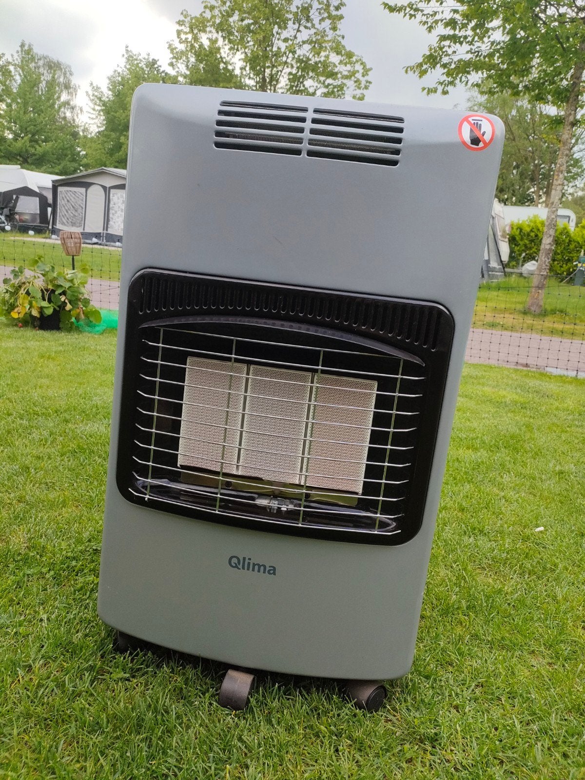 Qlima Gaskachel met ventilator en thermostaat, Huis en Inrichting, Kachels, Ophalen