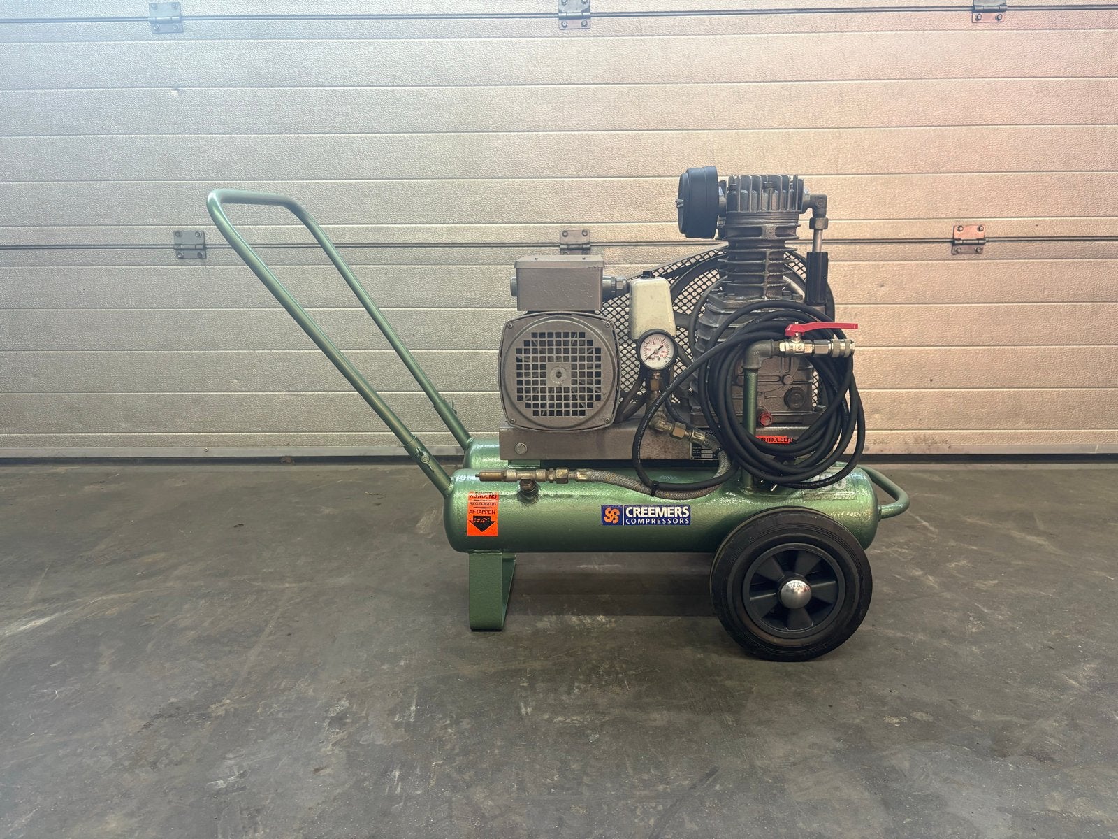 Creemers Compressor 285 10 bar werkdruk, Gebruikt, 6 tot 10 bar, Ophalen of Verzenden, 200 tot 400 liter/min