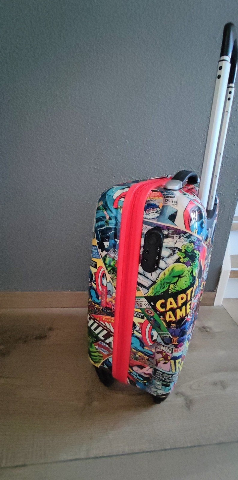Marvel American Marvel  Tourister Koffer - Zo goed als nieuw, Minder dan 35 cm, Ophalen of Verzenden, Zo goed als nieuw, 60 tot 80 cm