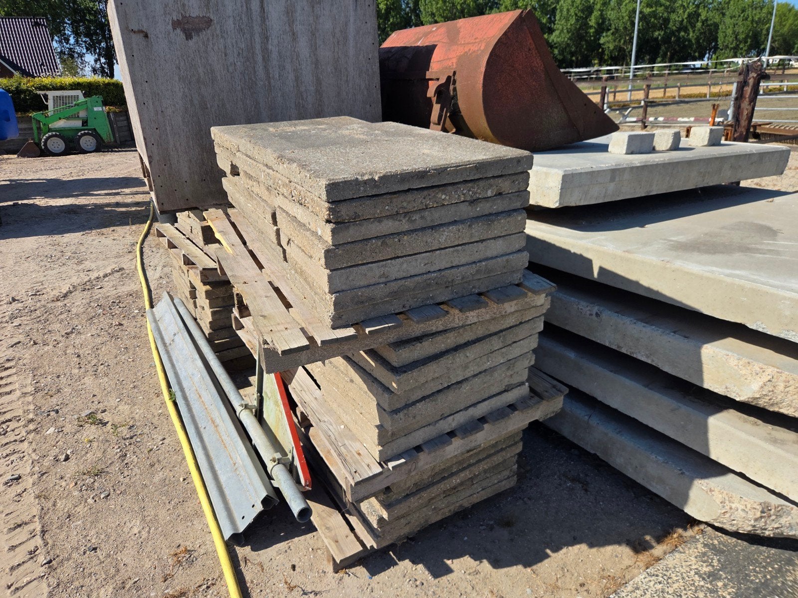 Gebruikte beton tegels, Ophalen, Gebruikt, 10 m² of meer, Beton