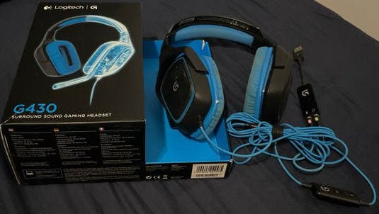Logitech G430 Surround Sound Gaming Headset - Blauw