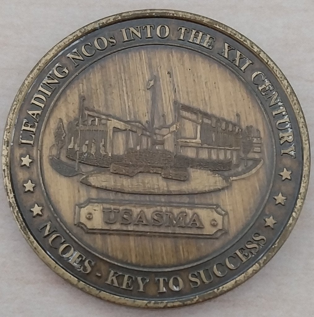 penning coin USA Sergeants Major Academy (USASMA)(NCOES), Ophalen of Verzenden, Landmacht, Nederland, Lintje, Medaille of Wings