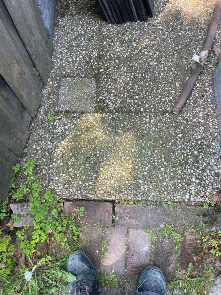 Beton tegels 60x40, Tuin en Terras, Tegels en Klinkers, Ophalen, Gebruikt, 5 tot 10 m², Beton