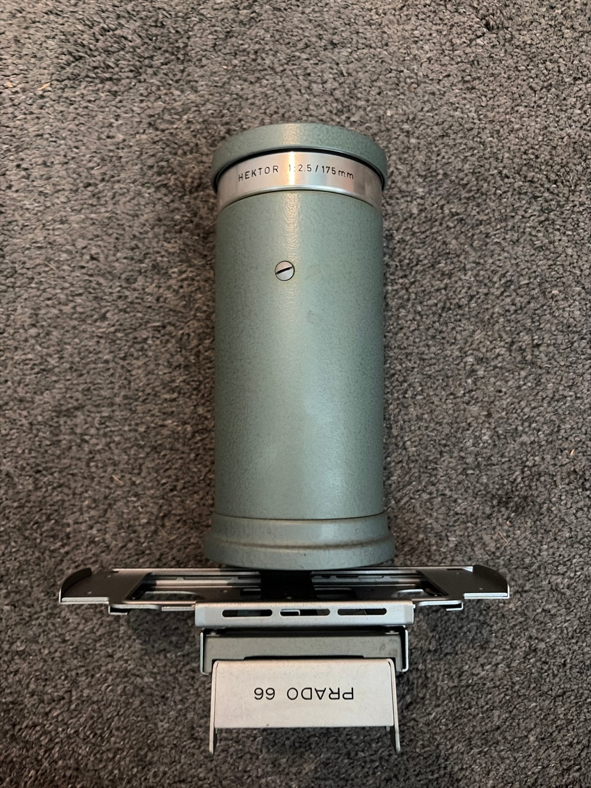 Leitz Prado 66 Diaprojector met Hektor 1:2.5/175mm lens, Ophalen of Verzenden, Gebruikt