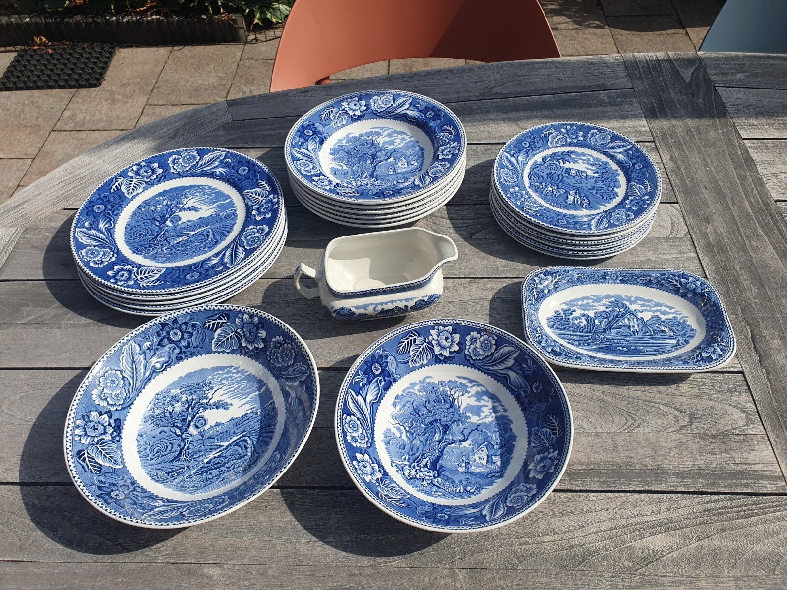 engels Servies   woodland, Ophalen of Verzenden, Zo goed als nieuw, Overige stijlen, Bord(en)