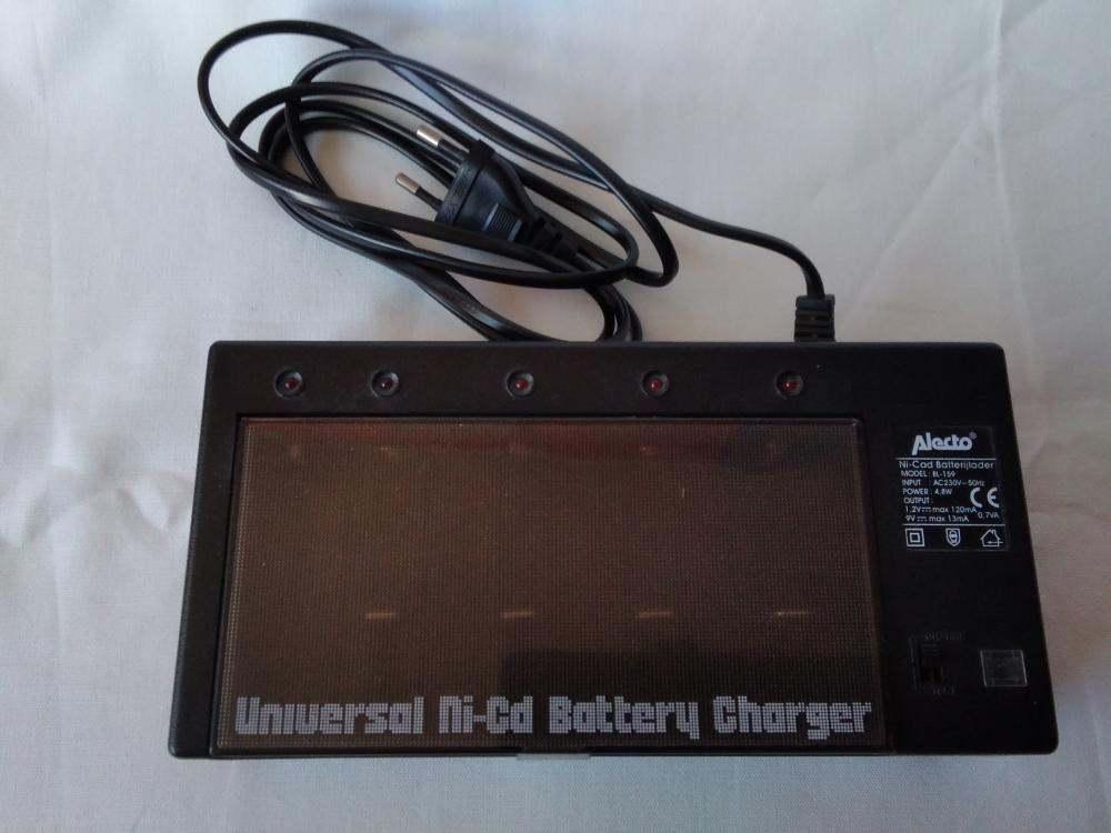 Alecto BL-159 Batterijlader NI-CD ( excl. batterijen ), Ophalen, Zo goed als nieuw, Oplaadbaar