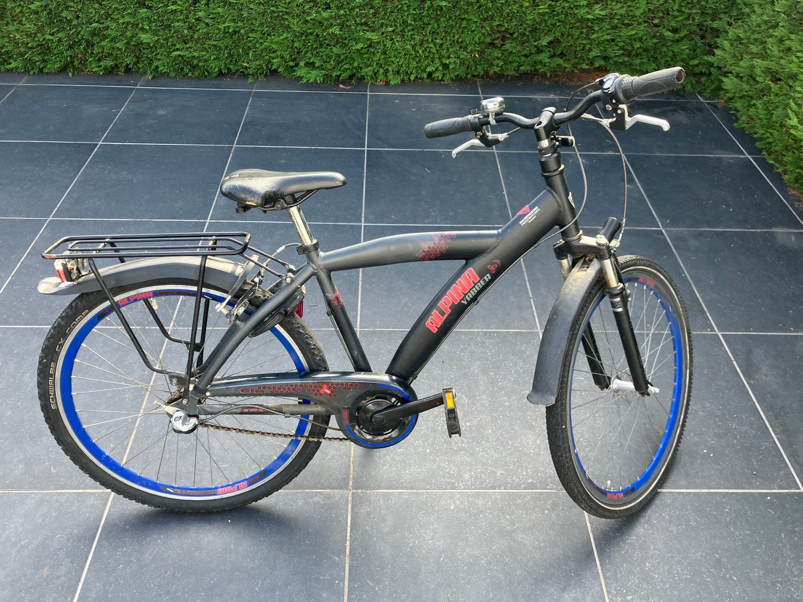 Alpina Yabber jongensfiets wielmaat 26 inch, Gebruikt, Velgrem, Versnellingen, Ophalen
