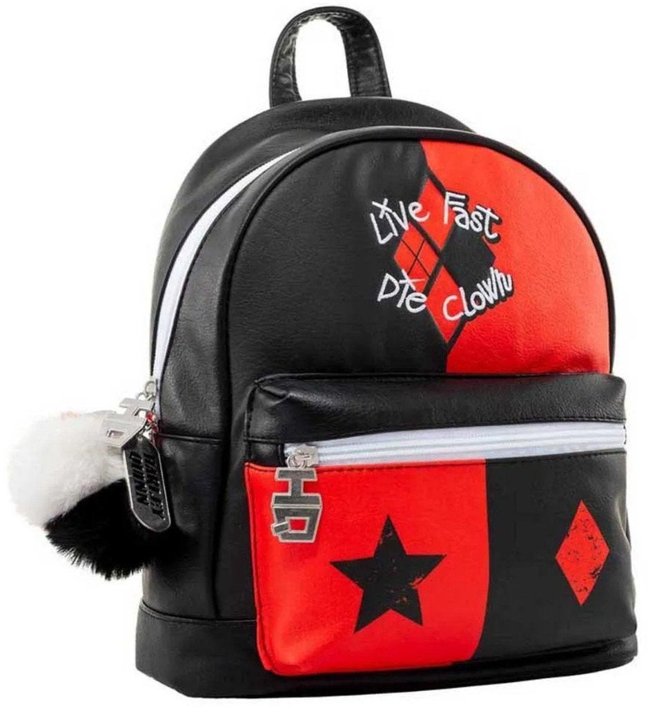 Partij tassen zwart met rode Harley Quinn rugzakken, Overige merken, NHP International, Ophalen of Verzenden, Info@nhp-international.com