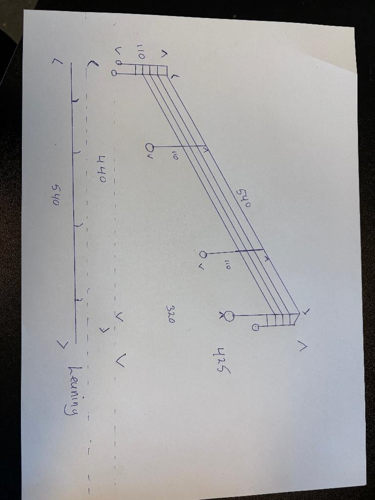 Trapleuning leuning RVS ( 324 ), Ophalen, Zo goed als nieuw, Nb, Nb