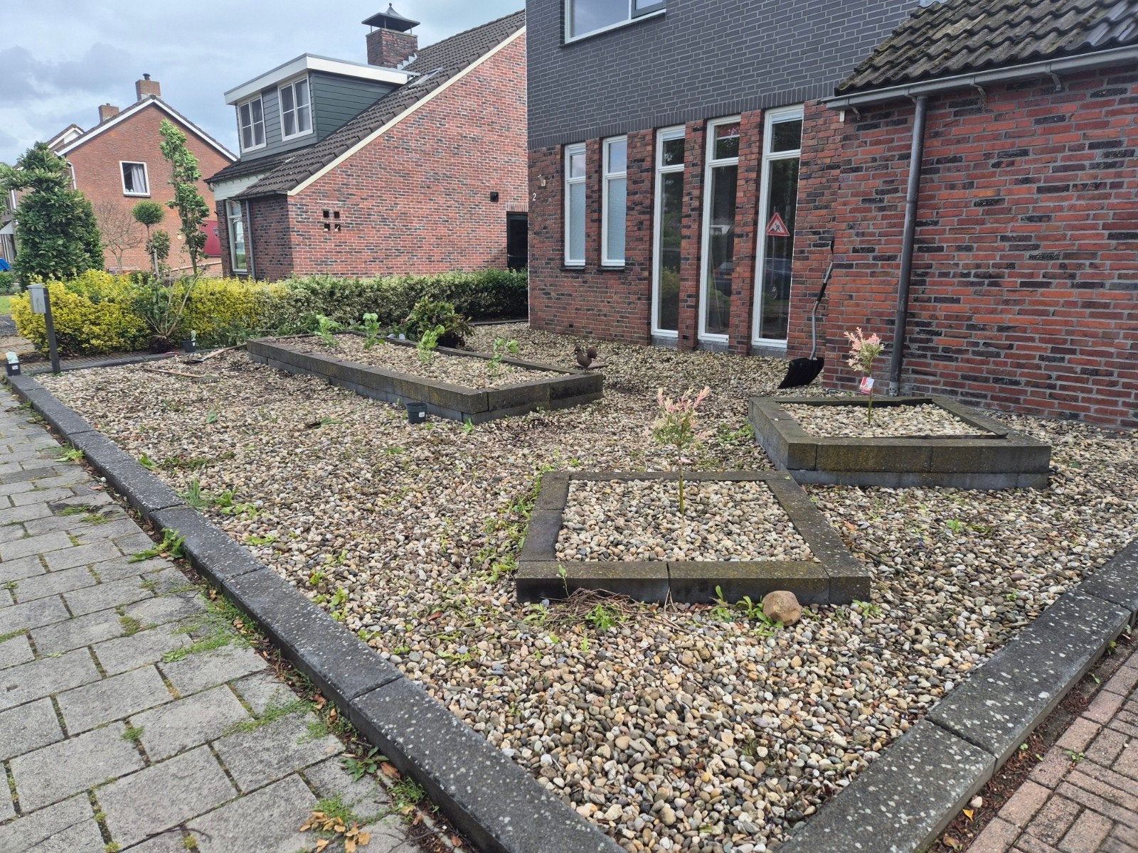 Gratis grof grind inclusief worteldoek, Tuin en Terras, Ophalen