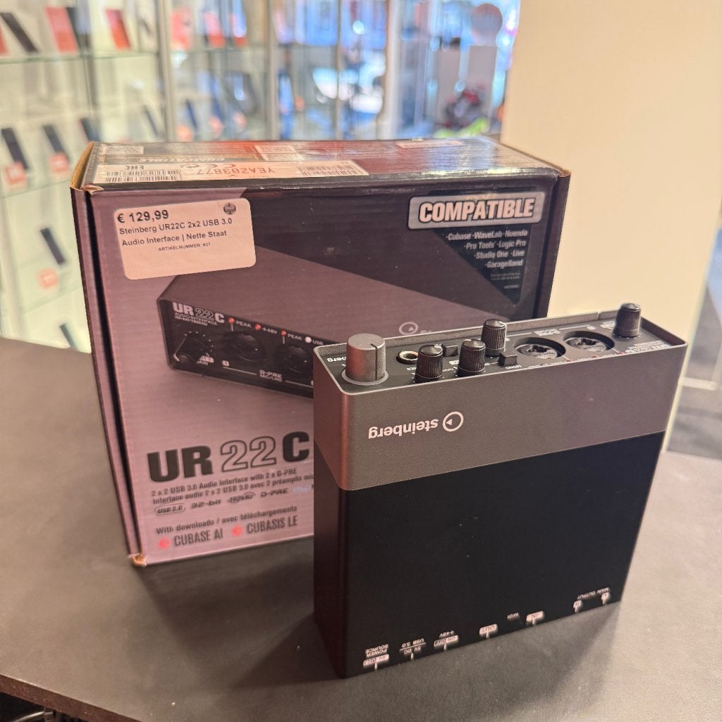 Steinberg UR22C 2x2 USB 3.0 Audio Interface | Nette Staat, AquaZuro, Zo goed als nieuw, https://www.praxis.nl/service/klantenservice