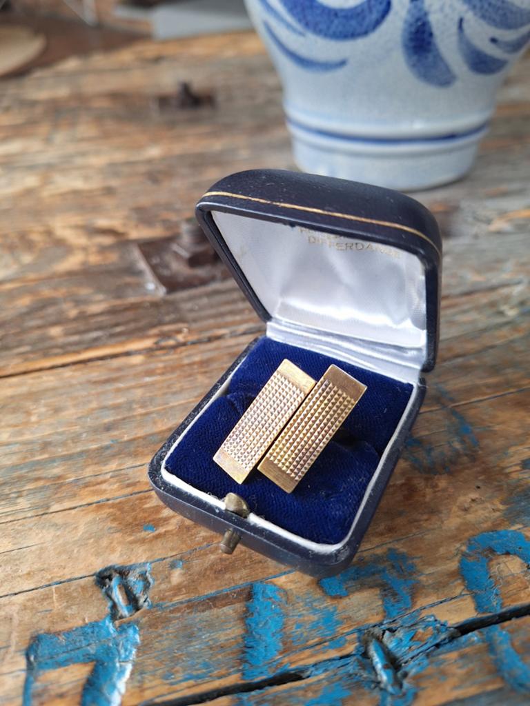 Vintage Manchetknopen - Klassieke Elegantie, Sieraden, Tassen en Uiterlijk, Manchetknopen, Ophalen of Verzenden, Gebruikt, Overige materialen