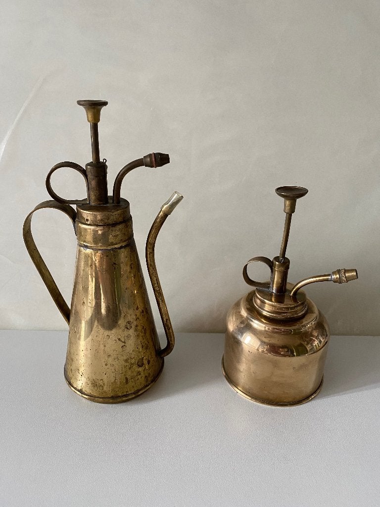 2 koperen plantenspuiten, Antiek en Kunst, Ophalen of Verzenden, Koper