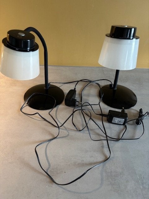 staande leeslampjes  LED, Overige fittingen, Ophalen of Verzenden, Zo goed als nieuw, Glas