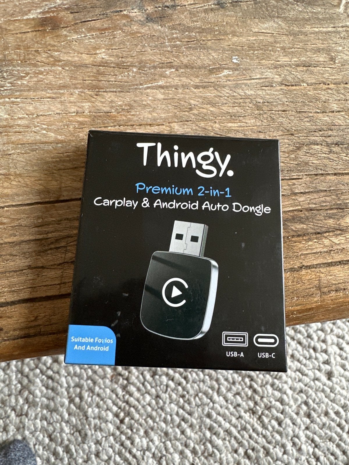 Thingy. Premium 2-in-1 Carplay & Android Auto Dongle, Ophalen of Verzenden, Nieuw