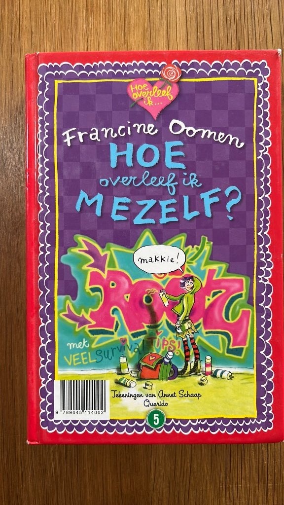 Kinderboek Francine Oomen ~ hoe overleef ik mezelf, Boeken, Ophalen of Verzenden, Zo goed als nieuw, Francine Oomen, Fictie