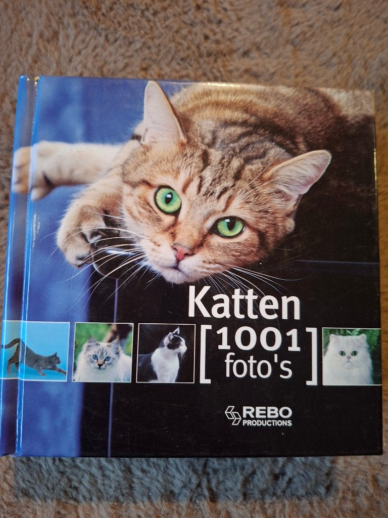 Katten: 1001 foto's - fotoboek voor kattenliefhebbers, Onbekend, Ophalen of Verzenden, Zo goed als nieuw, Katten