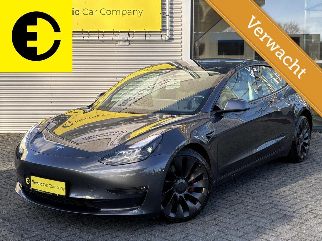 Tesla Model 3 Performance AWD 75 kWh | SOH 90,4% | Wit Leder, Automaat, Gebruikt, 462 pk, Leder