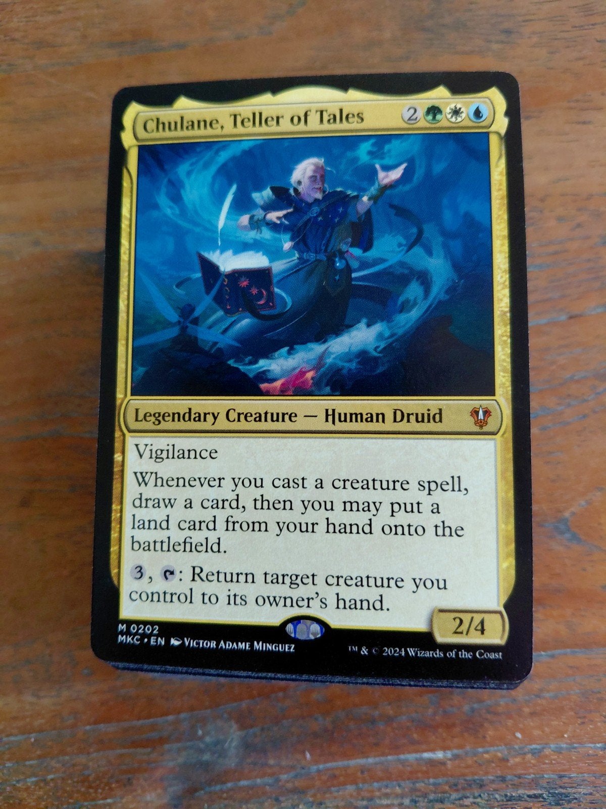 Beginner mtg deck chulaine wit groen blauw, Ophalen of Verzenden