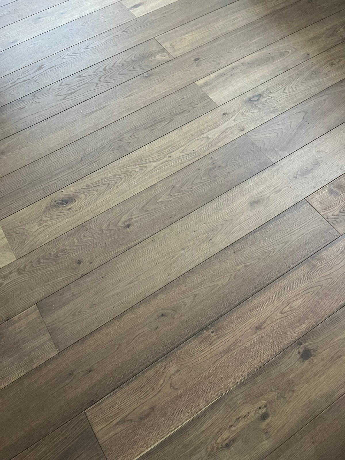 Eiken lamelparket 13 m2 Gerookt wit geolied - Nieuw in doos, 75 m² of meer, Wit, Nieuw, Ophalen