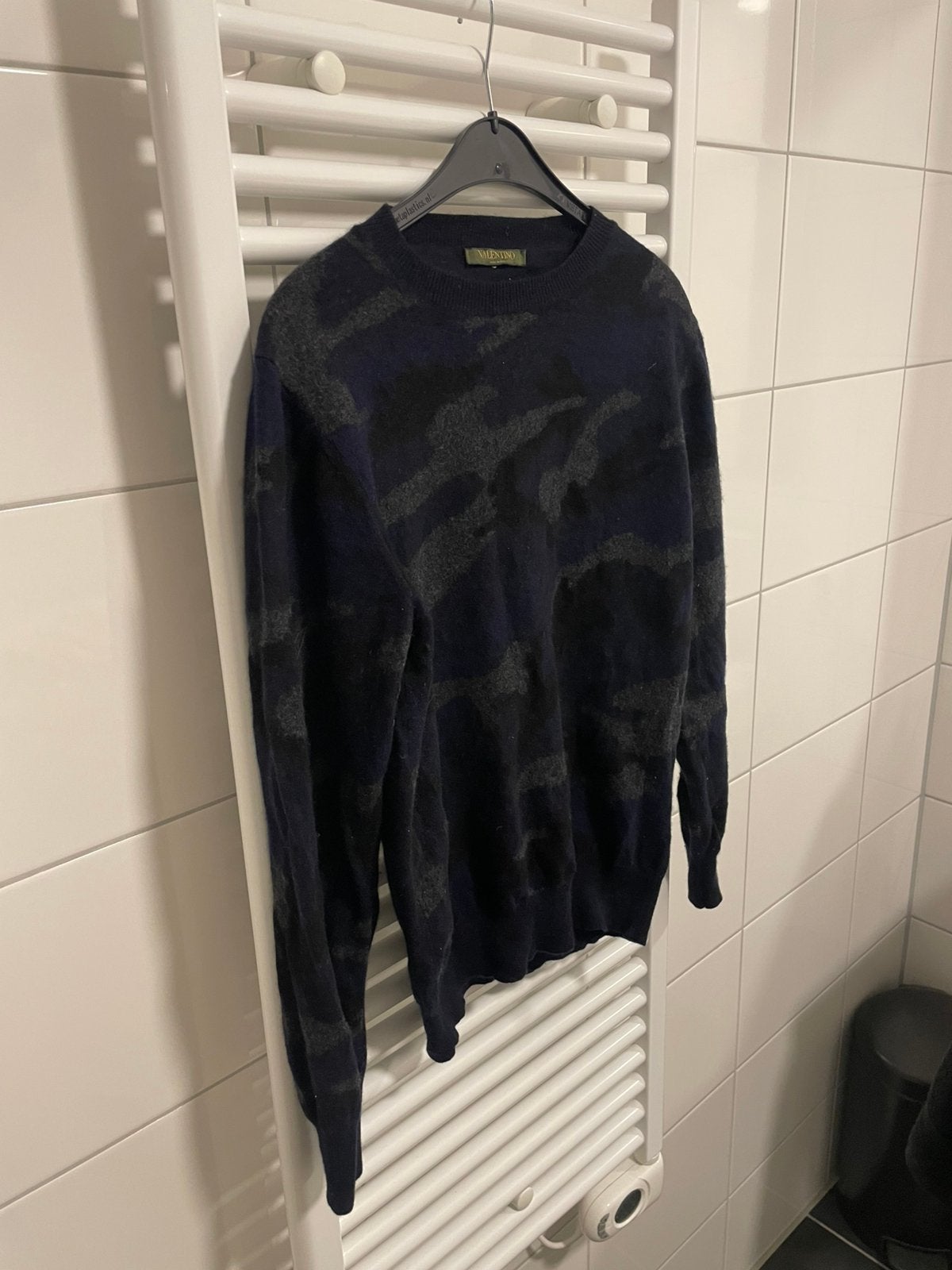 Valentino heren trui maat M, Ophalen of Verzenden, Zo goed als nieuw, Maat 48/50 (M), Blauw