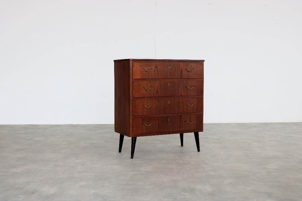 vintage ladekast | kast | jaren 60 | Zweeds, Gebruikt, ., ., Minder dan 100 cm
