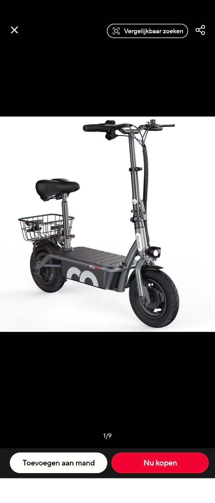 Nieuwe iScooter F2 Elektrische Step - Ongebruikt in Doos, Ophalen, Nieuw, Elektrische step (E-scooter), IScooter F2