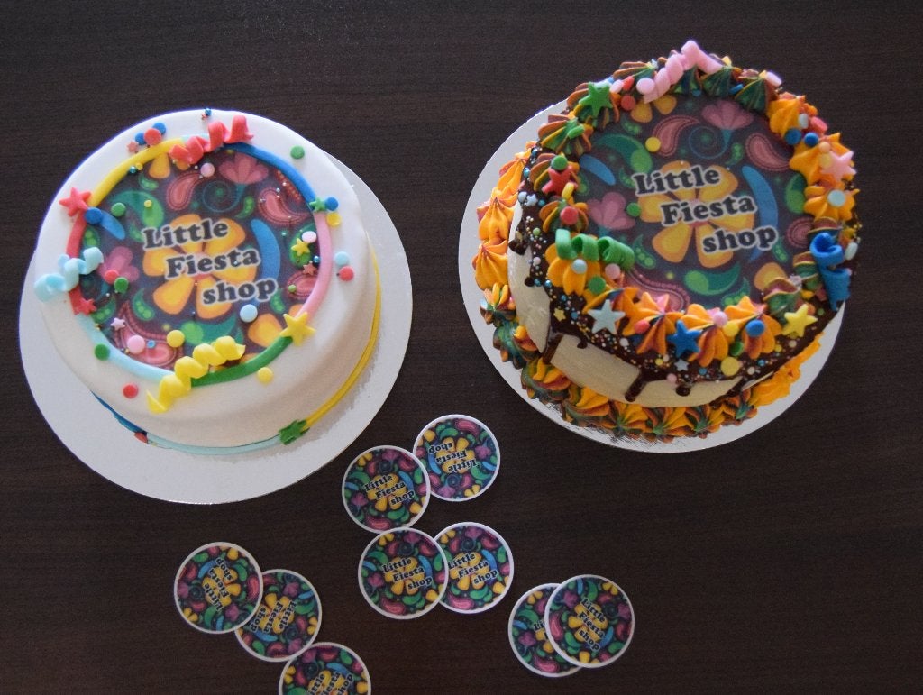 ook eigen afbeelding ouwel frosting icing eetbare taart top, Ophalen of Verzenden, Nieuw, Taarten, Versiering