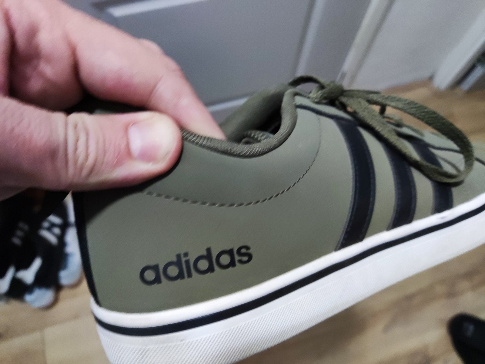 Adidas sneakers groen maat 46 2/3 zgan, Ophalen of Verzenden