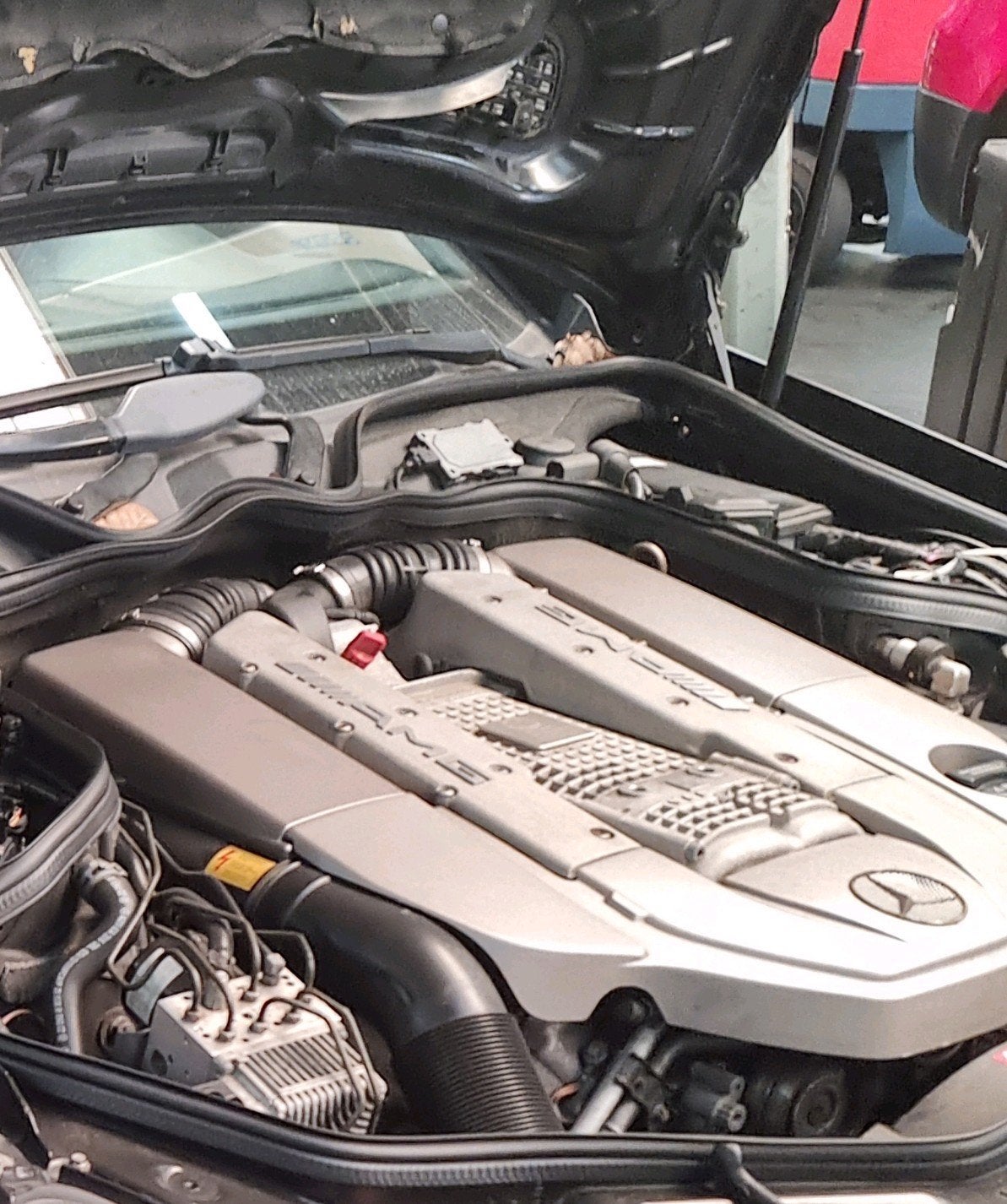Mercedes 5.5 V8 KOMPRESSOR AMG M113K MOTOR /SUPERCHARGER E, Ophalen, Gebruikt, Mercedes-Benz