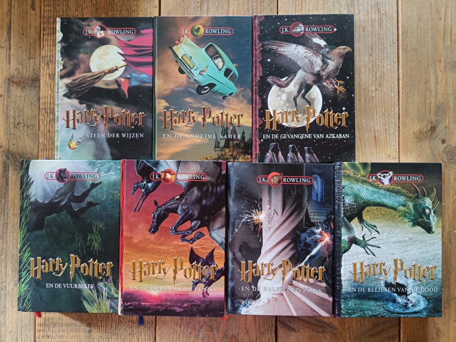7 losse Harry Potter boeken., Boeken, Ophalen of Verzenden, Gelezen