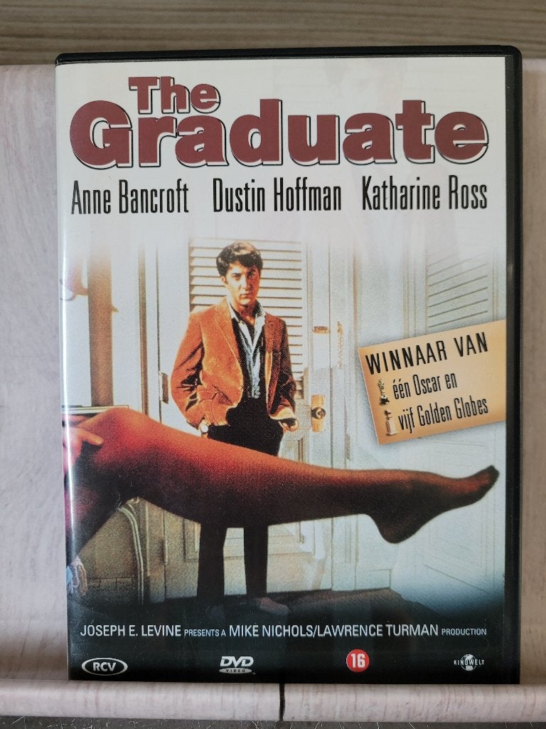The Graduate (1967) Klassieker met Dustin Hoffman – Dvd, 1960 tot 1980, Vanaf 16 jaar, Drama, Ophalen of Verzenden