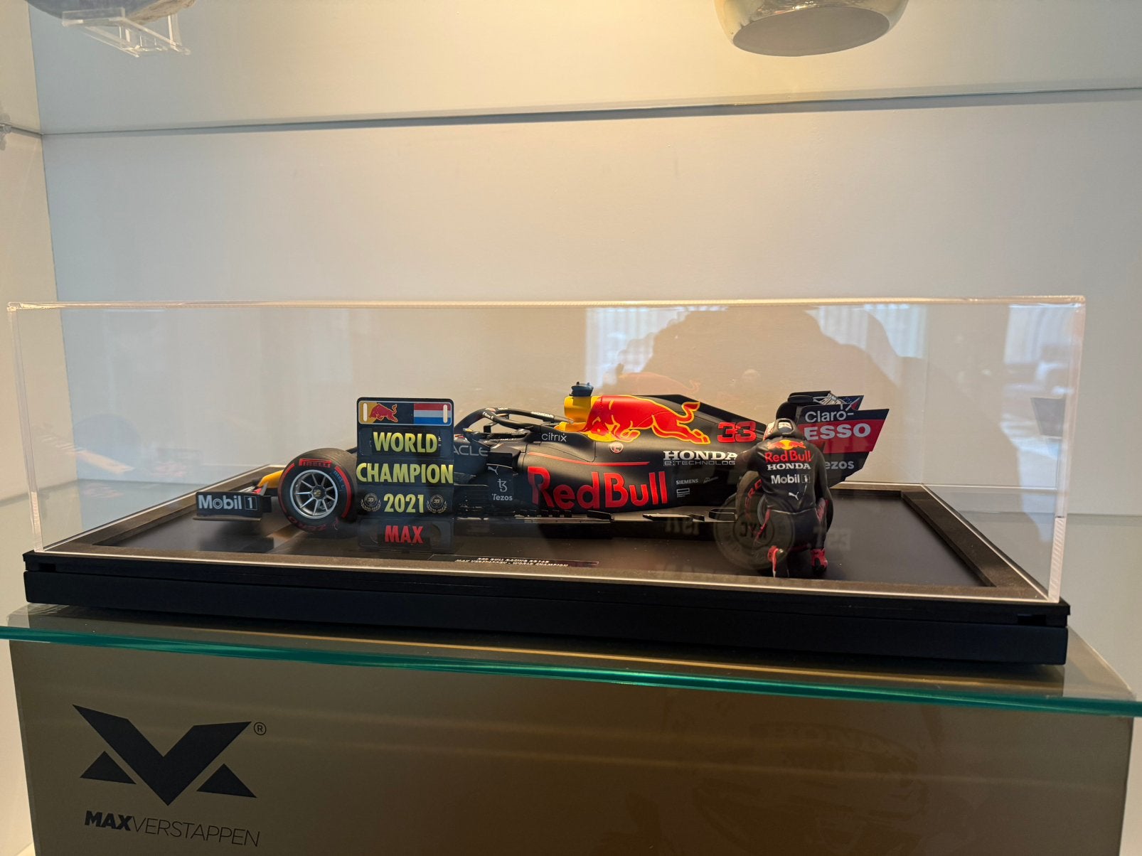 Max Verstappen limed editie 1:12, Hobby en Vrije tijd, Modelauto's | 1:5 tot 1:12, Ophalen, Nieuw, Auto