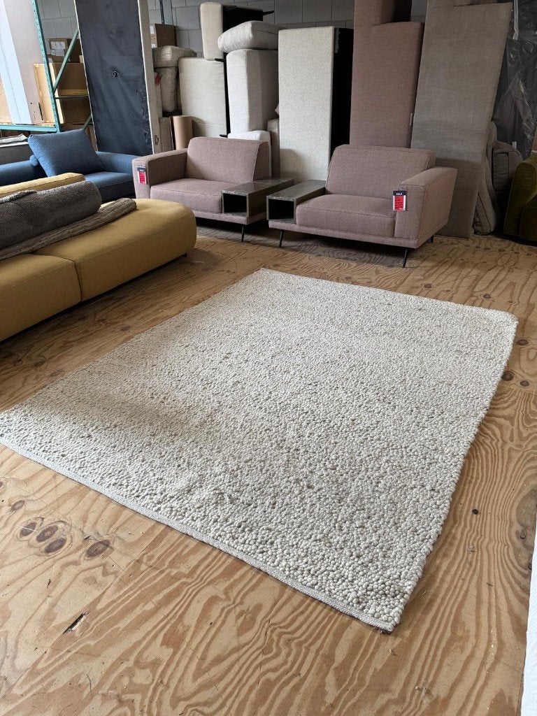 Vloerkleed Positano l Whoon | Meubilex l van €1445 voor 499, Ophalen, Gebruikt, 200 cm of meer, Crème