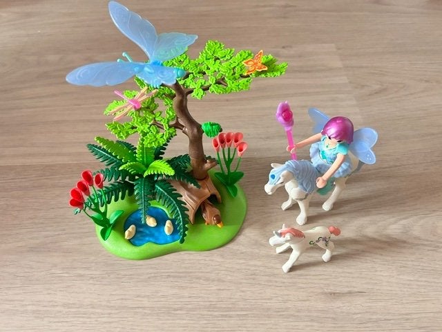 PLAYMOBIL 5450 fee aquarella op de eenhoornweide, Ophalen of Verzenden, Gebruikt