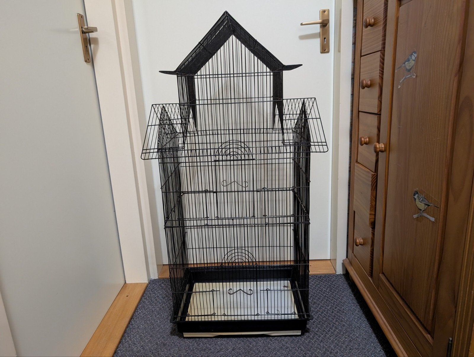 vogelkooi 48 x 36 x 102 cm, Dieren en Toebehoren, Ophalen, Metaal, Vogelkooi