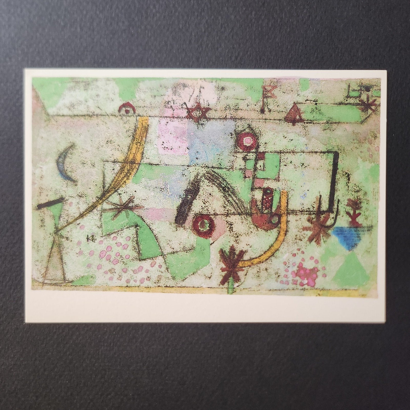 A1 Kunstkaart Paul Klee - Im Bach'schen Stil, 1919, Verzenden, 1980 tot heden, Ongelopen, Cultuur en Media
