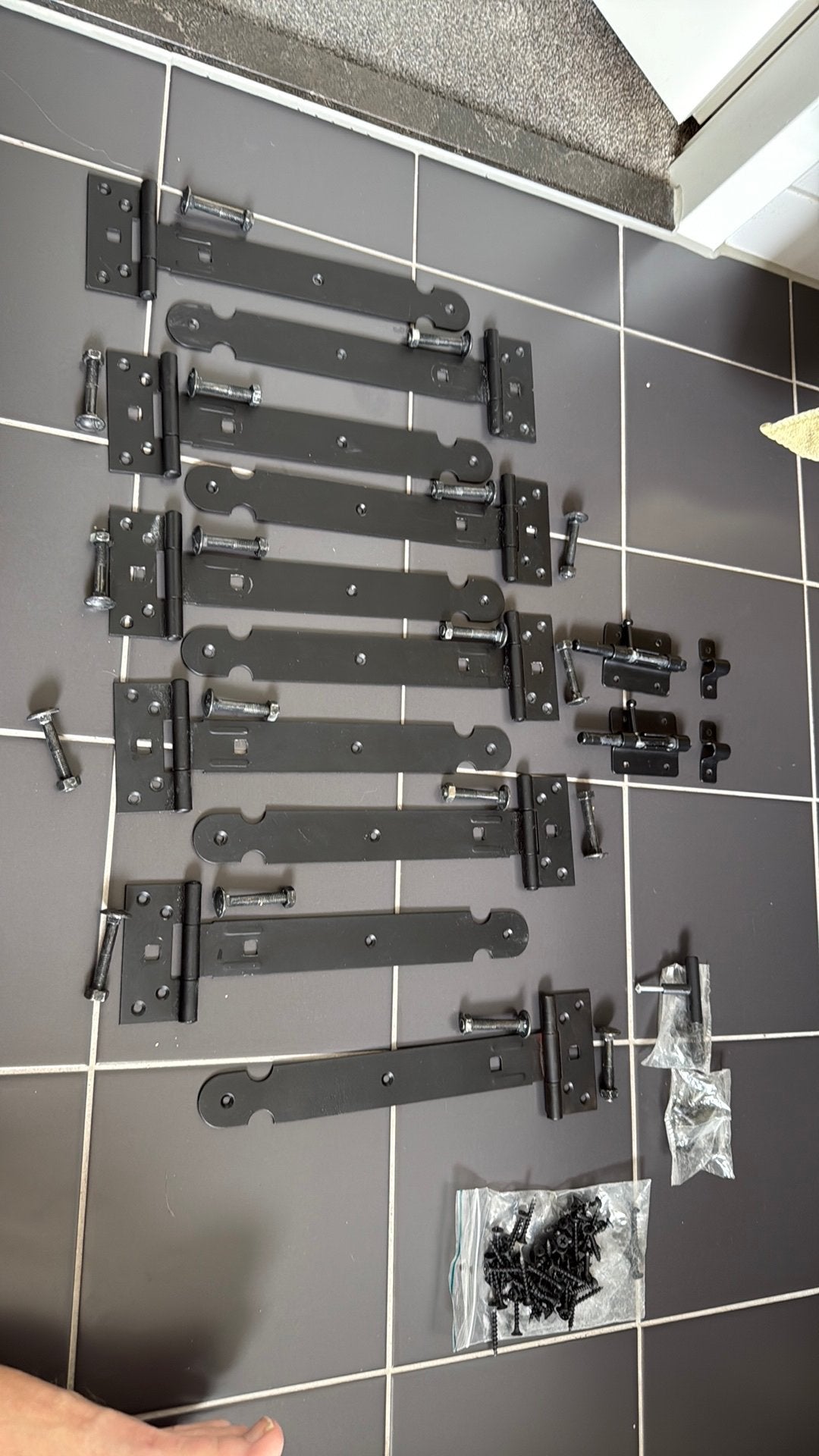 Ijzerwaren zwart oa kruisheng 25cm, Ophalen of Verzenden, Zo goed als nieuw