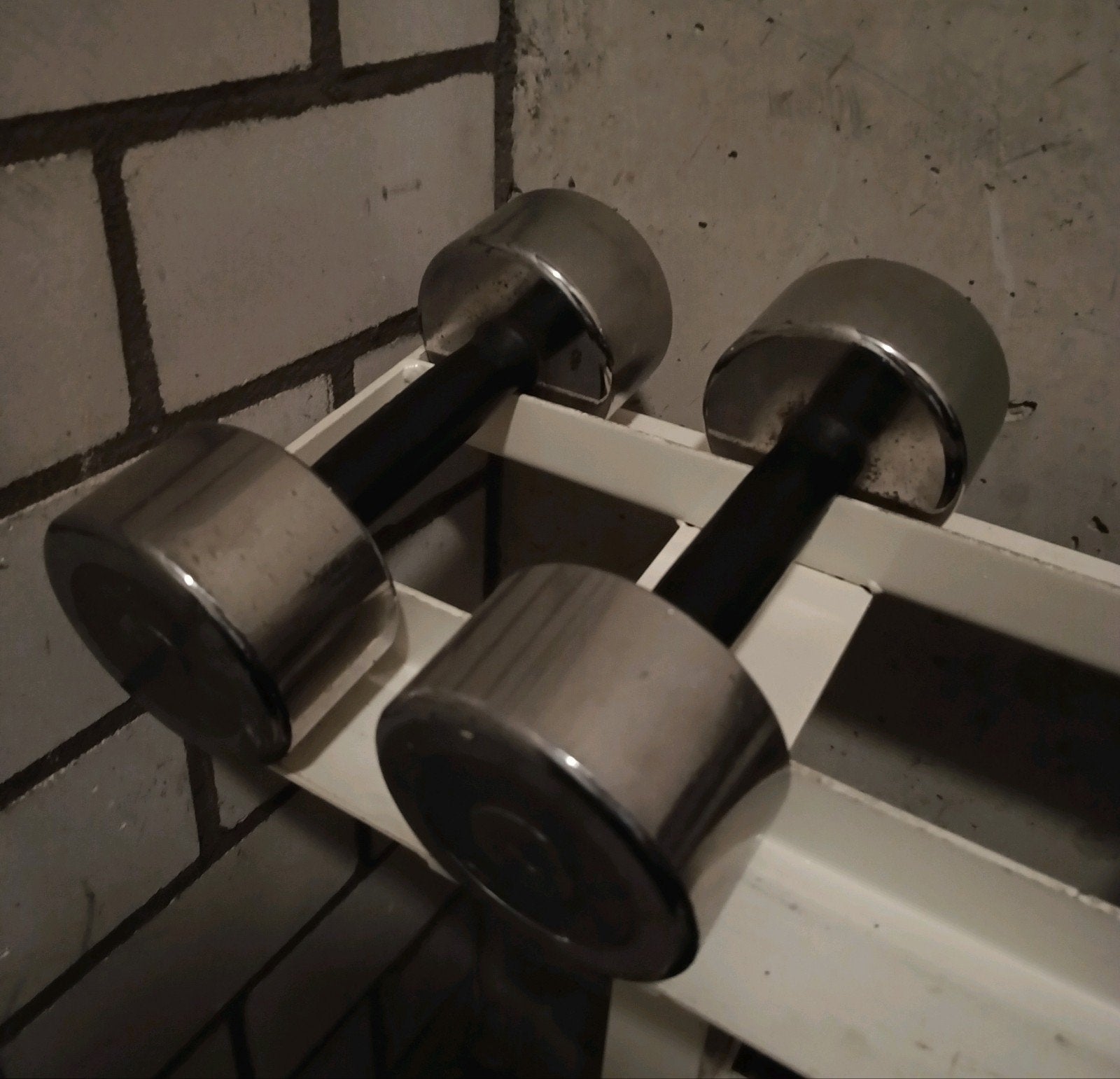 dumbell set chroom 7 kg, Ophalen of Verzenden