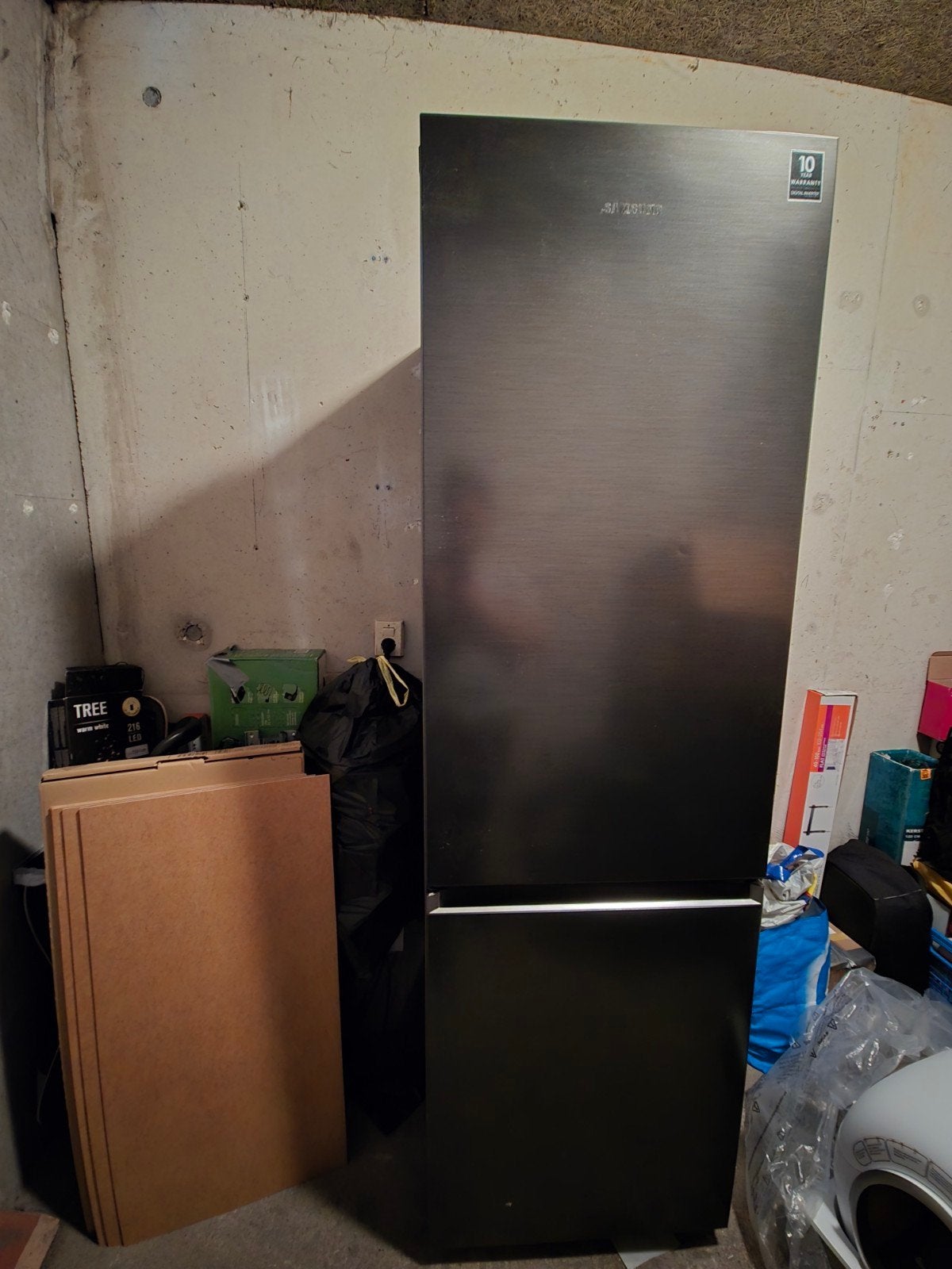 Samsung Koelkast met vriezer - Goede staat, zelf ophalen, Ophalen, Gebruikt, 200 liter of meer, 160 cm of meer