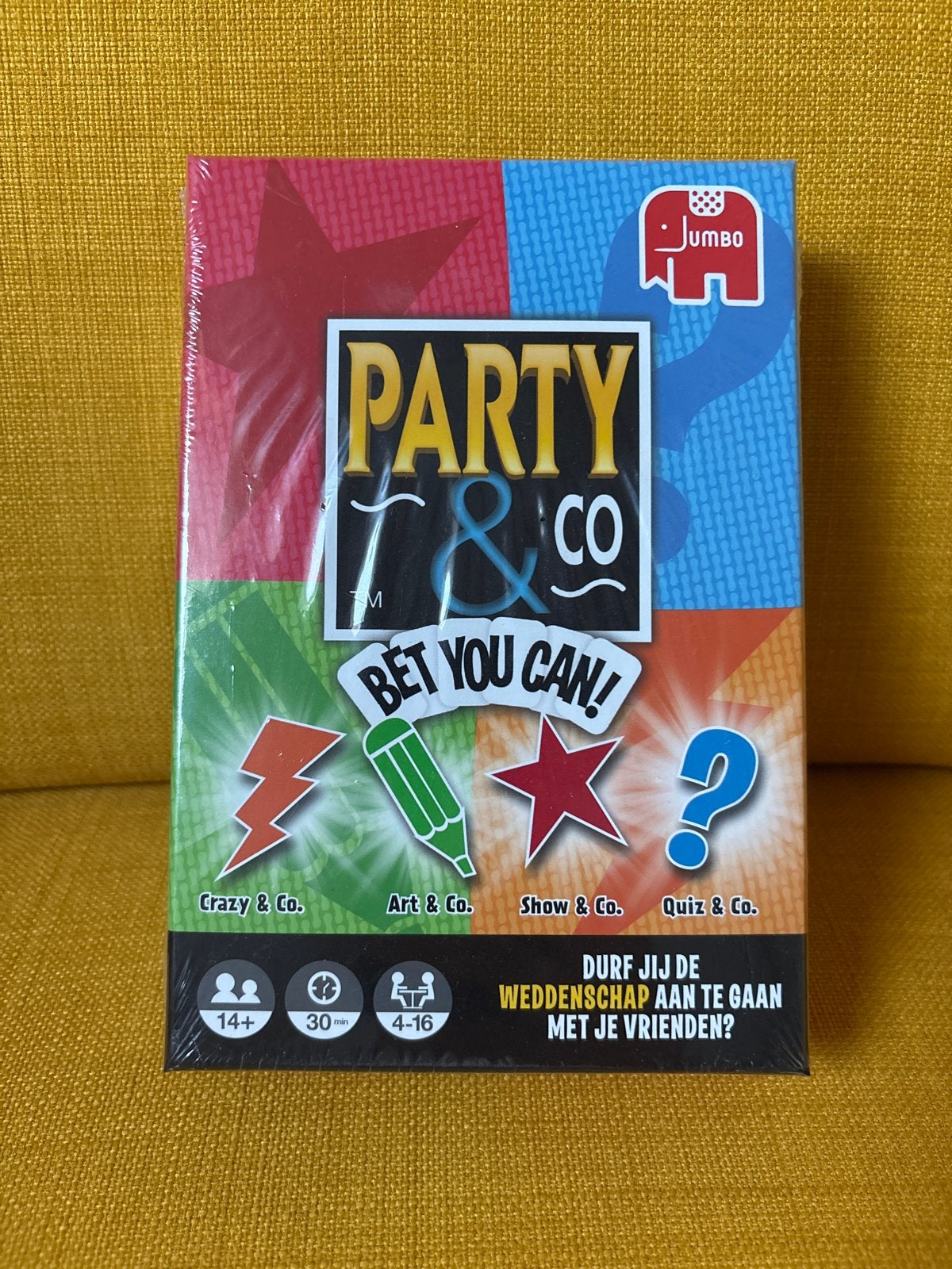 Party & Co Bet You Can! - Nieuw in folie, Drie of vier spelers, Ophalen, Nieuw