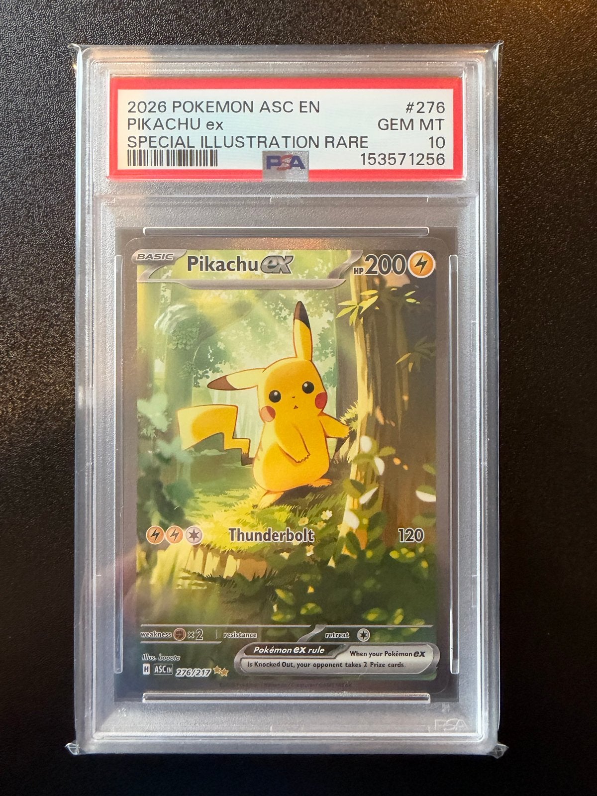 Pikachu ex Special Illustration Rare PSA 10 GEM MT, Ophalen of Verzenden, Nieuw, Losse kaart