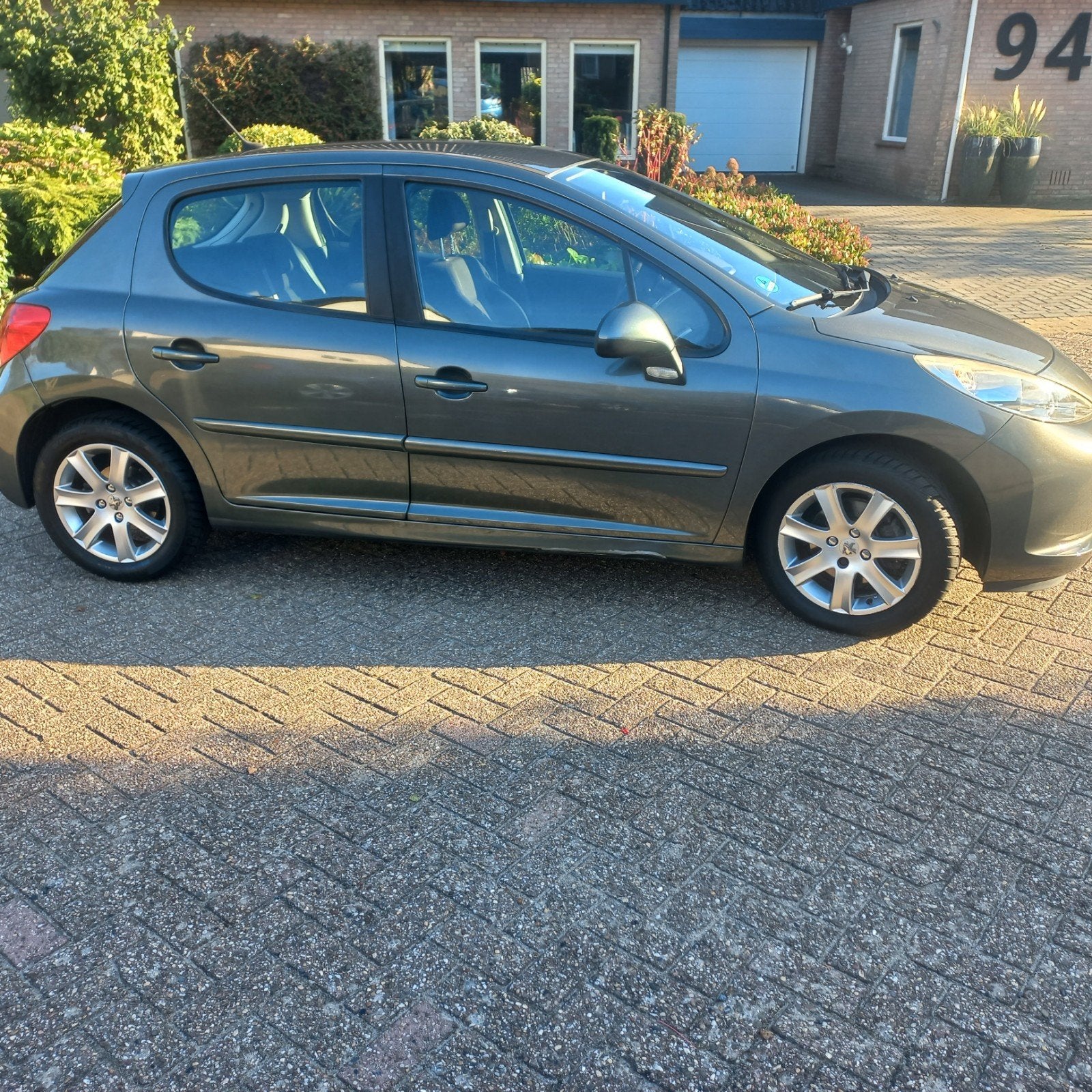 Peugeot 207 1.6 VTI 16V 5DR 2008 Grijs clima, Voorwielaandrijving, Stof, 4 cilinders, Origineel Nederlands