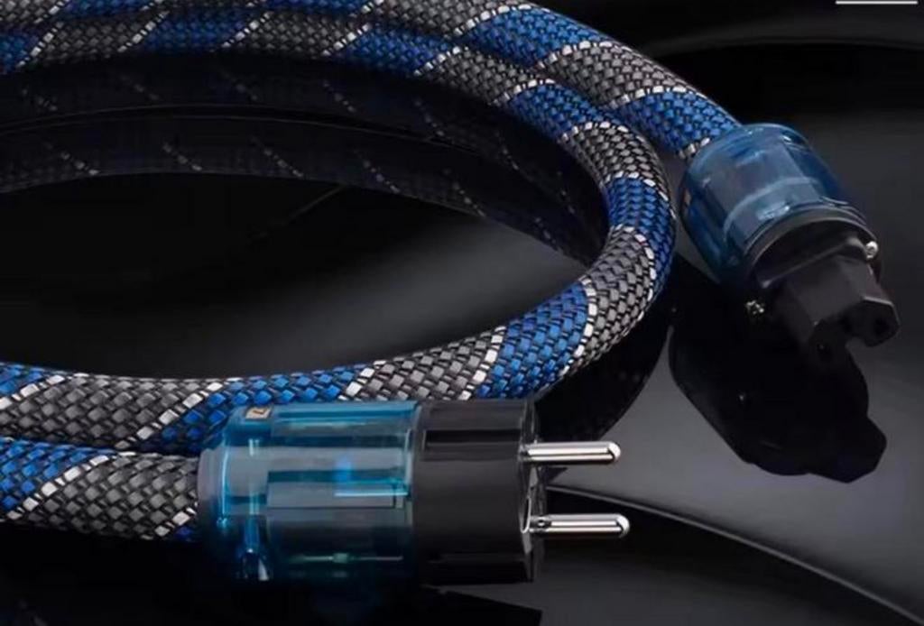 Audio Netsnoer powercable stroomkabel - Hoge Kwaliteit 1 M, Ophalen of Verzenden, Nieuw, Minder dan 2 meter, Overige kabels