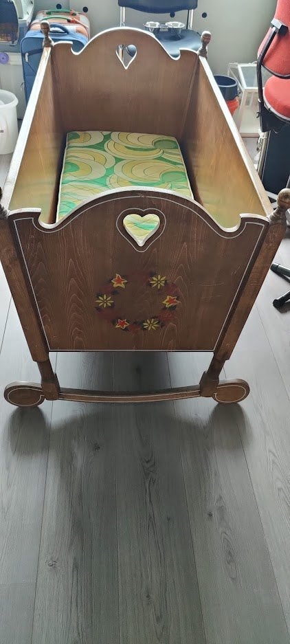 nostalgisch kinderbedje, Kinderen en Baby's, Babywiegjes en Ledikanten, Ophalen, Gebruikt, Ledikant