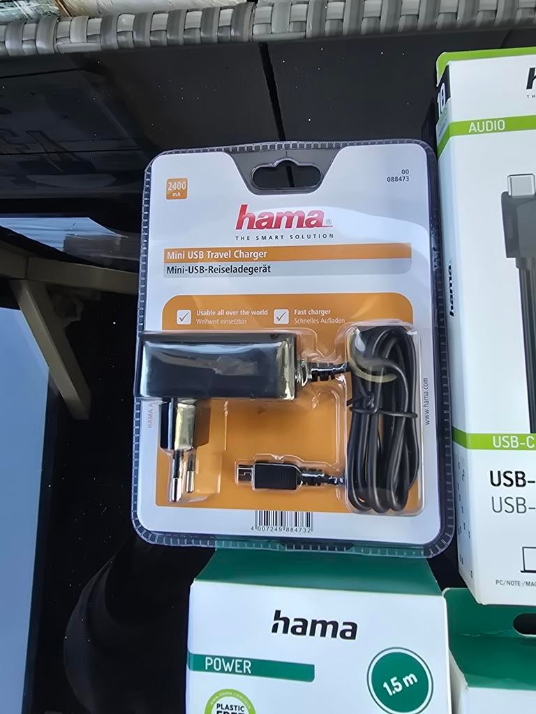 12 Hama kabels en 2 Hama laders- Nieuw, Ophalen of Verzenden, Nieuw